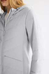 OROLAY Slim-Fit Quilted Hybrid Jacket #color_gray