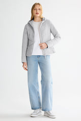 OROLAY Slim-Fit Quilted Hybrid Jacket #color_gray