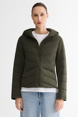 OROLAY Slim-Fit Quilted Hybrid Jacket #color_olive