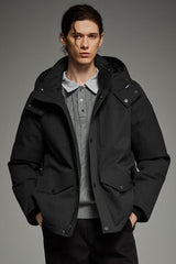 Super Warm Down Parka with Hood Orolay #color_black