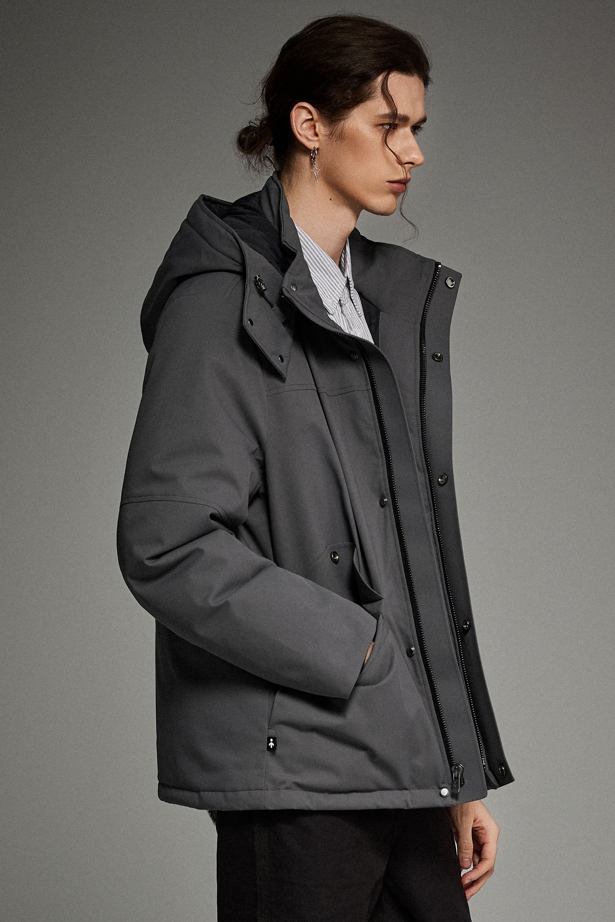 Super Warm Down Parka with Hood  Orolay #color_gray