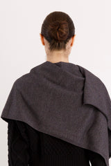 Orolay Wool Blend Knitted Scarf #color_darkgray