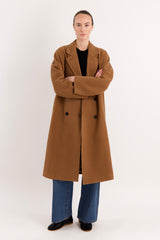 Maxi Wool Coat 2-Button OROLAY #color_camel