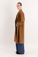 Maxi Wool Coat 2-Button OROLAY #color_camel