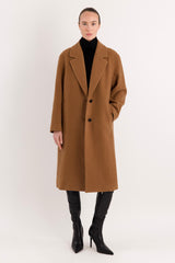 orolay Maxi Wool Coat 4-Button #color_camel