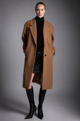 orolay Maxi Wool Coat 4-Button #color_camel
