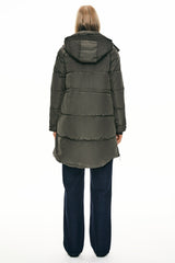 Orolay-Zipper Winter Thickened Puffer Coat-#color_Sea Turtle