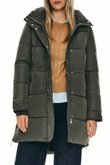 Orolay-Zipper Winter Thickened Puffer Coat-#color_Sea Turtle