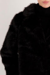 Mid-Length Faux Fur Coat orolay #color_black