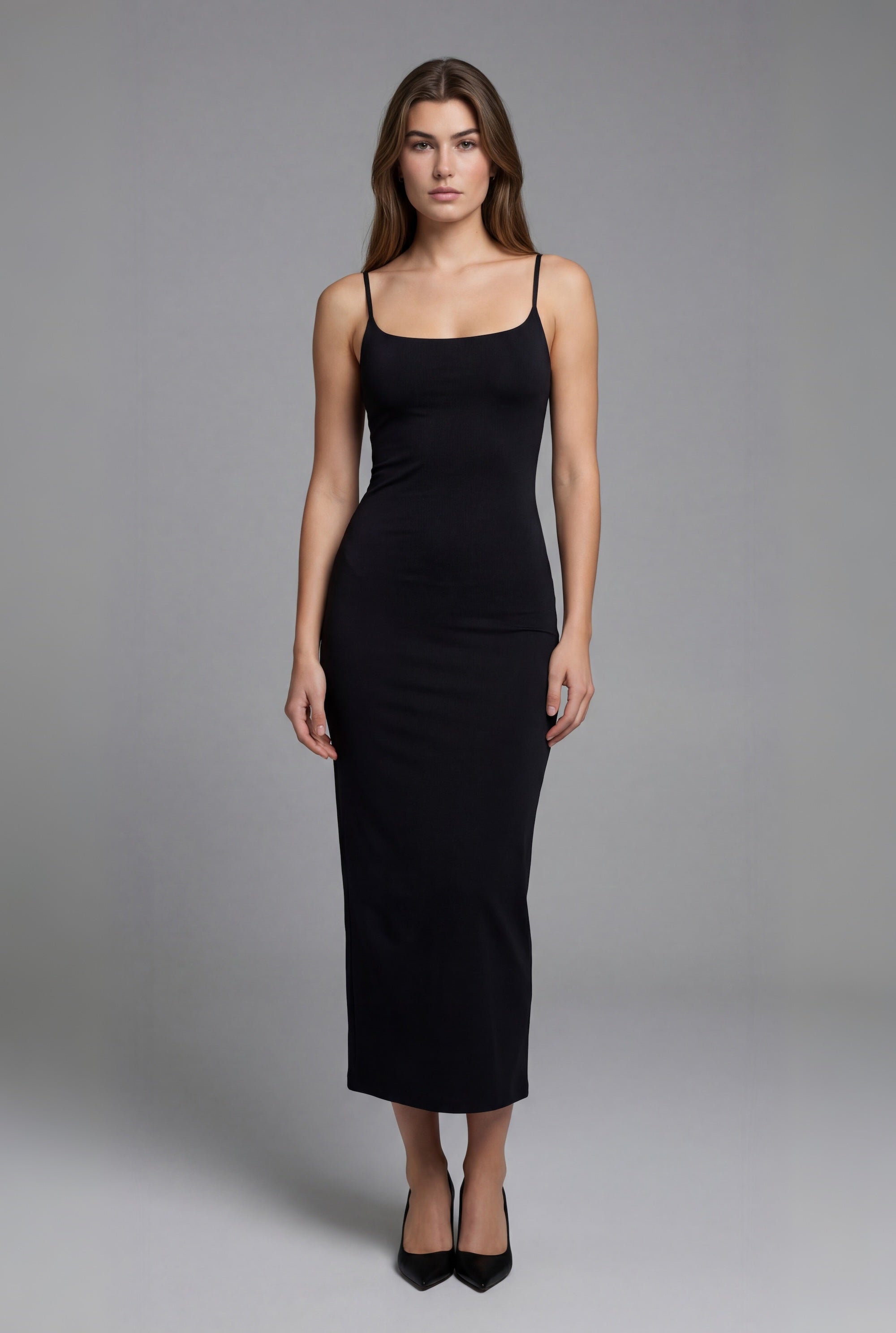 Orolay Original Contour Maxi Cami Dress #color_black