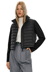 Orolay Lightweight Jacket Quilted Puffer Hybrid Breathable #color_black