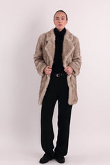 Mid-Length Faux Fur Coat orolay #color_beige