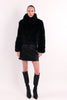 Orolay Cropped Faux Fur Coat #color_black