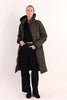 Orolay-Knee Length Thickened Down Jacket-#color_Old Gold,Black,White,Racing Red,army green