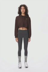 Video of Long Sleeve Cropped Hoodies from Orolay - #Color_Umber, Black