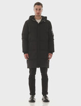 Knee Length Winter Thickened Down Jacket
 #color_Peat Moss,Black,Quiet Shade,Pageant Blue