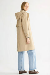 Single-Breasted Trench from Orolay - #color_Frosted Almond